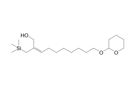 10-(Tetrahydropyran-2-yloxy)-2-(trimethylsilylmethyl)dec-2-en-1-ol