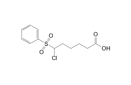 6-Chloro-6-(phenylsulfonyl)hexanoic acid