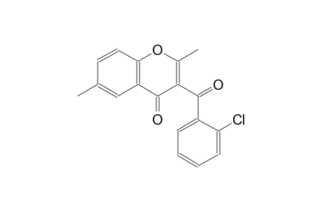3-(2-chlorobenzoyl)-2,6-dimethyl-4H-chromen-4-one