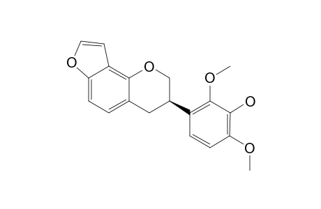 SMIRANICIN;(R)-3-[3,4-DIHYDRO-2H-FURO-[2,3-H]-1-BENZOPYRAN-3-YL]-2,6-DIMETHOXYPHENOL