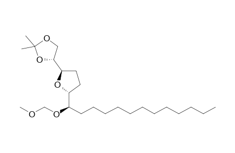 (4R)-4-[(2R,5R)-5-[(1R)-1-(methoxymethoxy)tridecyl]-2-oxolanyl]-2,2-dimethyl-1,3-dioxolane