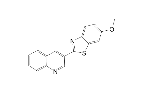 3-[2'-(6"-Methoxybenzothiazolyl)]quinoline
