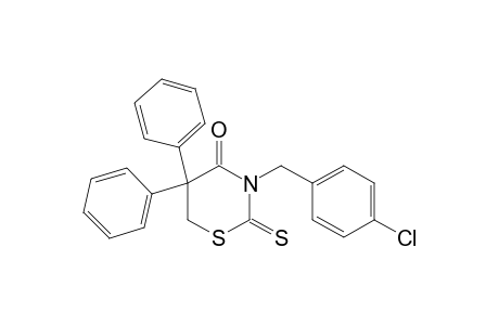 3-(p-chlorobenzyl)dihydro-5,5-diphenyl-2-thio-2H-1,3-thiazine-2,4(3H) dione