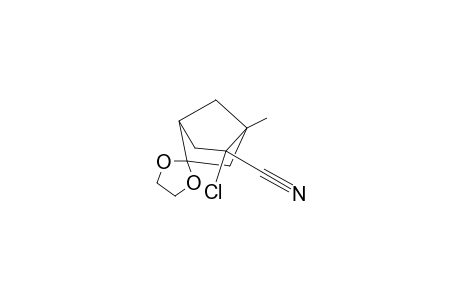 2-Chloro-2-cyano-1-methyl-5-(ethylidenedioxy)bicyclo[2.2.1]heptane