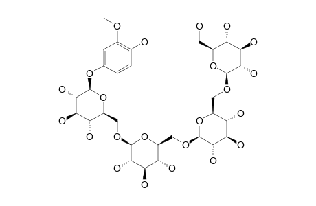 4-HYDROXY-METHOXYPHENYL-BETA-D-GLUCOPYRANOSYL-(1->6)-BETA-D-GLUCOPYRANOSYL-(1->6)-BETA-D-GLUCOPYRANOSYL-(1->6)-BETA-D-GLUCOPYRANOSIDE