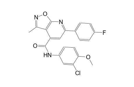 isoxazolo[5,4-b]pyridine-4-carboxamide, N-(3-chloro-4-methoxyphenyl)-6-(4-fluorophenyl)-3-methyl-