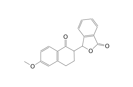 1(3H)-isobenzofuranone, 3-(1,2,3,4-tetrahydro-6-methoxy-1-oxo-2-naphthalenyl)-