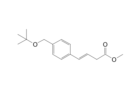 Methyl 4-[p-(t-butoxymethyl)phenyl]but-3-enoate