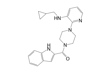 1-(Indolyl-2-carbonyl)-4-[3-[(cyclopropylmethyl)amino]-2-pyridyl]piperazine