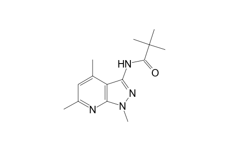 Propanamide, 2,2-dimethyl-N-(1,4,6-trimethyl-1H-pyrazolo[3,4-b]pyridin-3-yl)-
