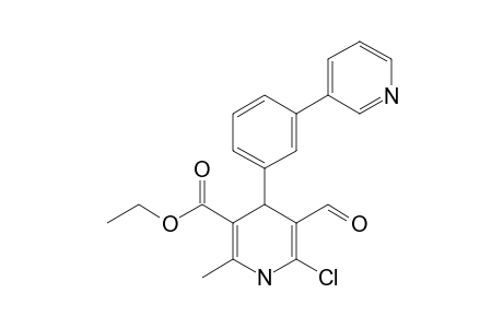 ETHYL-4-(3-PYRIDYLPHENYL)-6-CHLORO-5-FORMYL-2-METHYL-1,4-DIHYDROPYRIDINE-3-CARBOXYLATE
