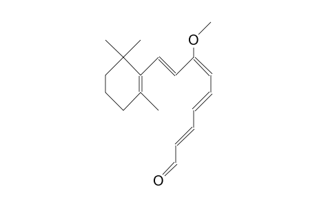 7-Methoxy-9-(2,6,6-trimethyl-1-cyclohexen-1-yl)-(2E,4E,6Z,8E)-2,4,6,8-nonatetraen-1-al