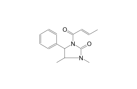 1-[(2E)-2-butenoyl]-3,4-dimethyl-5-phenyl-2-imidazolidinone