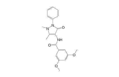 benzamide, N-(2,3-dihydro-1,5-dimethyl-3-oxo-2-phenyl-1H-pyrazol-4-yl)-3,5-dimethoxy-