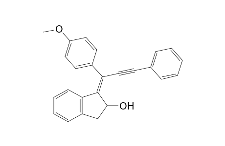 (Z)-1-(1-(4-Methoxyphenyl)-3-phenylprop-2-yn-1-ylidene)-2,3-dihydro-1H-inden-2-ol