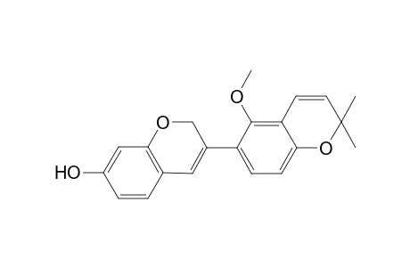 Eryvarin I [7-Hydroxy-2'-methoxy-2",2"-dimethylpyrano[5",6":3',4']isoflav-3-ene]