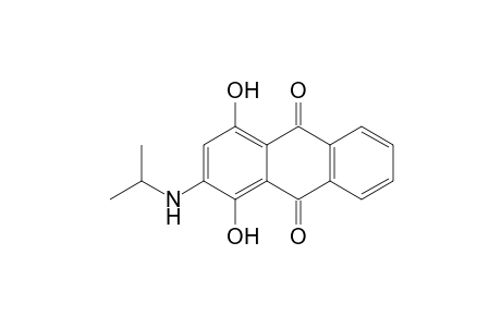 1,4-bis(oxidanyl)-2-(propan-2-ylamino)anthracene-9,10-dione