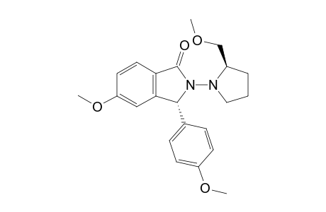 (R)-5-Methoxy-2-((R)-2-methoxymethyl-pyrrolidin-1-yl)-3-(4-methoxy-phenyl)-2,3-dihydro-isoindol-1-one