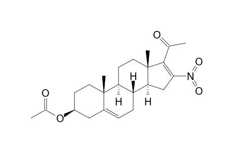 3-.beta.-Acetoxy-16-nitro-5-.beta.-pregnane-5,16-dien-20-one