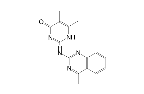 5,6-dimethyl-2-[(4-methyl-2-quinazolinyl)amino]-4(1H)-pyrimidinone