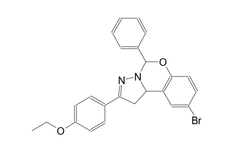 4-(9-bromo-5-phenyl-1,10b-dihydropyrazolo[1,5-c][1,3]benzoxazin-2-yl)phenyl ethyl ether