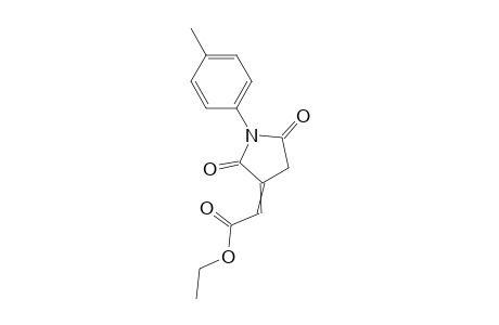 (e)-3-(ethoxycarbonylmethylene)-1-para-tolyl-2,5-pyrrolidinedione
