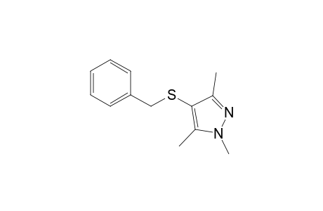 4-Benzylthio-1,3,5-trimethyl-pyrazole