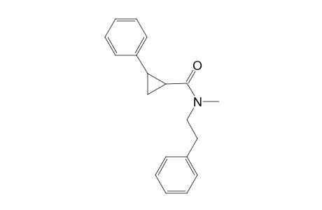 Cyclopropanecarboxamide, 2-phenyl-N-(2-phenylethyl)-N-methyl-