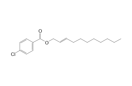 4-Chlorobenzoic acid, undec-2-enyl ester