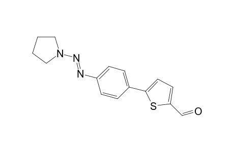(E)-5-(4-(Pyrrolidin-1-yldiazenyl)phenyl)thiophene-2-carbaldehyde