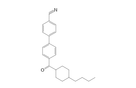 4'-[(4-Butylcyclohexyl)carbonyl][1,1'-biphenyl]-4-carbonitrile