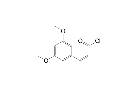 (Z)-3-(3,5-dimethoxyphenyl)-2-propenoyl chloride