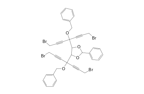 4,5-Bis[benzyloxybis(3-bromoprop-1-ynyl)methyl]-2-phenyl-1,3-dioxolane