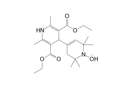 4-[1,4-Dihydro-2,6-dimethyl-3,5-di(ethoxycarbonyl)pyridin-4-yl]-2,2,6,6-tetramethyl-tetrahydropyridin-1-yloxy radical