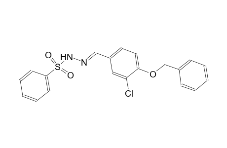 N'-{(E)-[4-(benzyloxy)-3-chlorophenyl]methylidene}benzenesulfonohydrazide