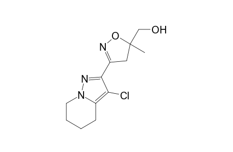 [3-(3-Chloro-4,5,6,7-tetrahydro-pyrazolo[1,5-a]pyridin-2-yl)-5-methyl-4,5-dihydro-isoxazol-5-yl]-methanol