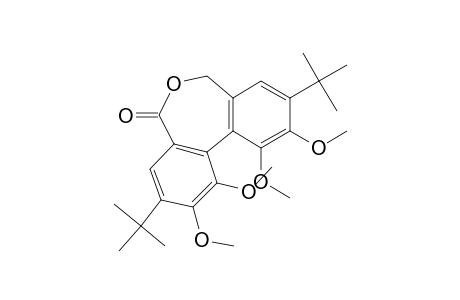 3,9-Ditert-butyl-1,2,10,11-tetramethoxy-7H-benzo[d][2]benzoxepin-5-one