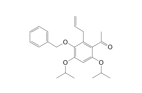 1-(2-allyl-3-benzoxy-4,6-diisopropoxy-phenyl)ethanone