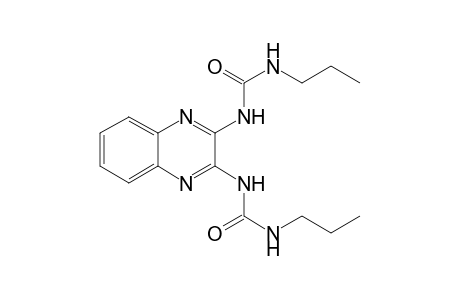 1-Propyl-3-[3-(propylcarbamoylamino)quinoxalin-2-yl]urea