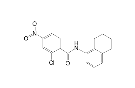 2-Chloranyl-4-nitro-N-(5,6,7,8-tetrahydronaphthalen-1-yl)benzamide