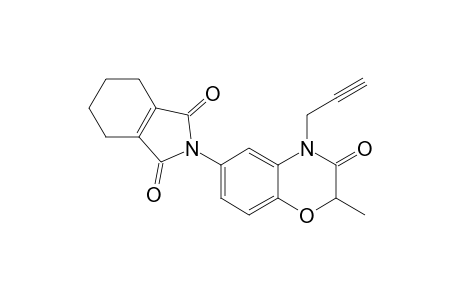 1H-Isoindole-1,3(2H)-dione, 2-[3,4-dihydro-2-methyl-3-oxo-4-(2-propynyl)-2H-1,4-benzoxazin-6-yl]- 4,5,6,7-tetrahydro-