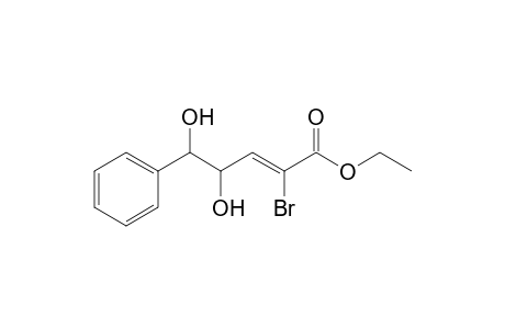 (Z)-2-bromo-4,5-dihydroxy-5-phenyl-2-pentenoic acid ethyl ester