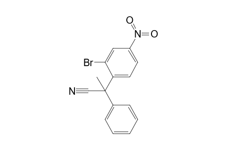 1-Cyano-1-phenyl-1-(2-bromo-4-nitrophenyl)ethane