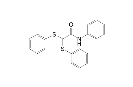 N-Phenyl-2,2-bis(benzenesulfanyl)acetamide