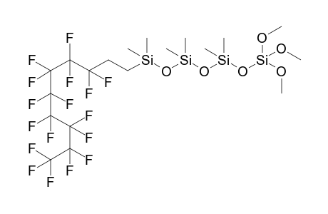 7-(3,3,4,4,5,5,6,6,7,7,8,8,9,9,10,10,10-heptadecafluorodecyl)-3,3,5,5,7,7-hexamethyl-1,1,1-trimethoxypentasiloxane