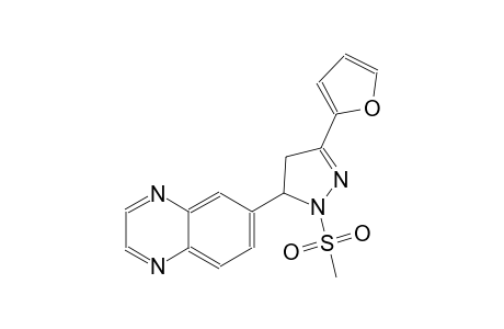 quinoxaline, 6-[3-(2-furanyl)-4,5-dihydro-1-(methylsulfonyl)-1H-pyrazol-5-yl]-