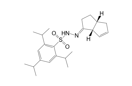 Benzenesulfonic acid, 2,4,6-tris(1-methylethyl)-, (3,3a,4,6a-tetrahydro-1(2H)-pentalenylidene)hydrazide, (1E,3a.alpha.,6a.alpha.)-(.+-.)-
