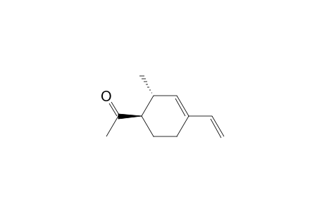 Ethanone, 1-(4-ethenyl-2-methyl-3-cyclohexen-1-yl)-, trans-