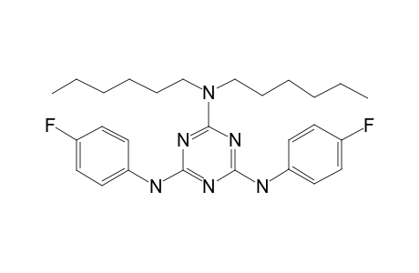 1,3,5-Triazine-2,4,6-triamine, N',N''-bis(4-fluorophenyl)-N,N-dihexyl-