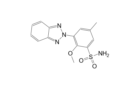 benzenesulfonamide, 3-(2H-1,2,3-benzotriazol-2-yl)-2-methoxy-5-methyl-